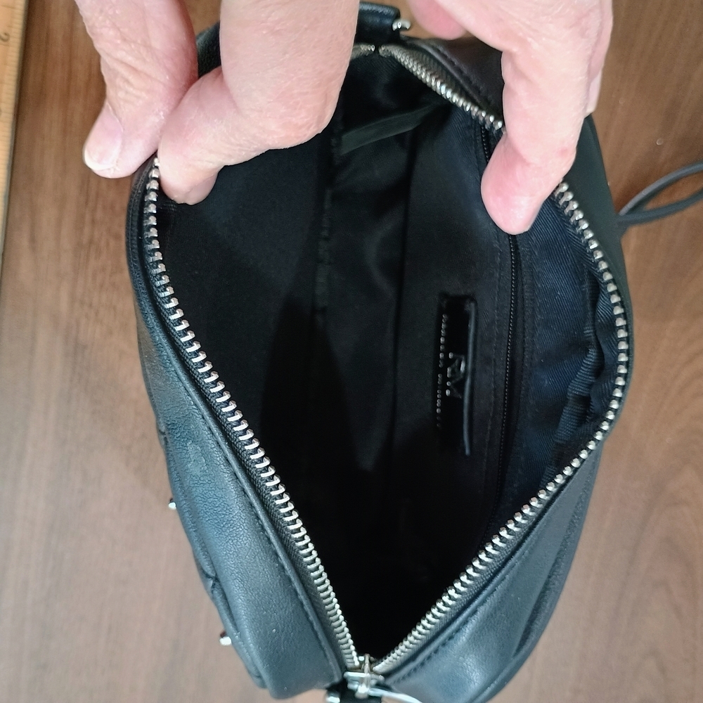 Rebecca Minkoff Black Quilted Crossbody Bag - Picture 8 of 8